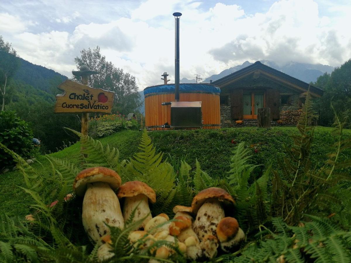 Chalet Cuore Selvatico Monno Bagian luar foto