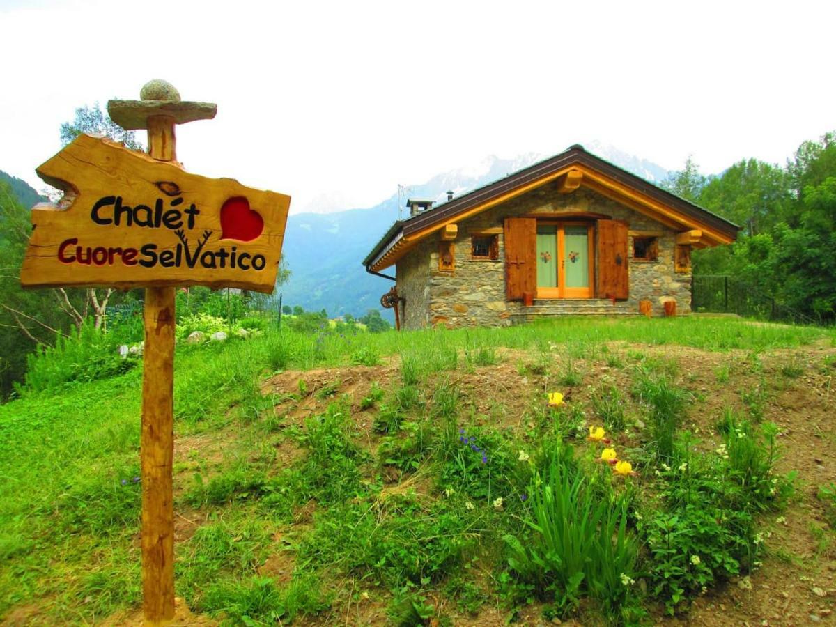 Chalet Cuore Selvatico Monno Bagian luar foto